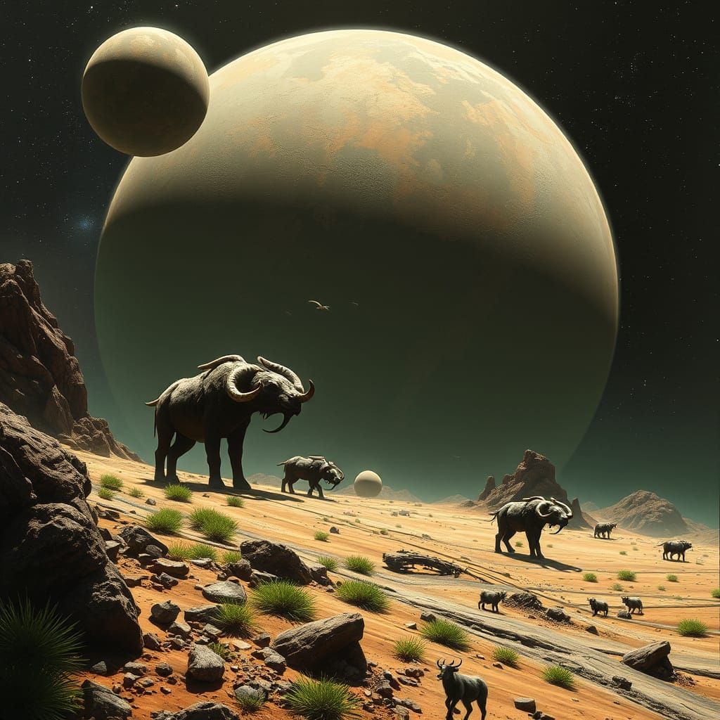 Gigantic Womback Creatures Roam Mid Rim Agriworld