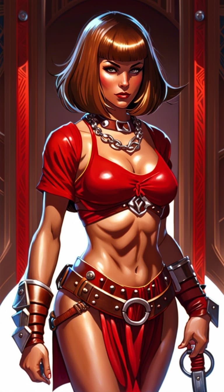 Character art inspired by the hermit