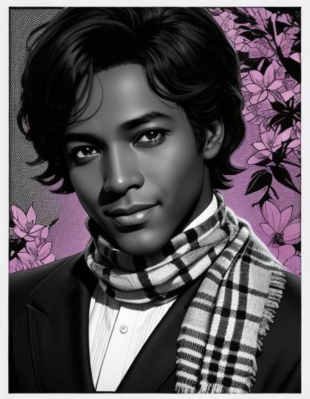 Dapper Scarf Portrait in Rankin-Bass Style