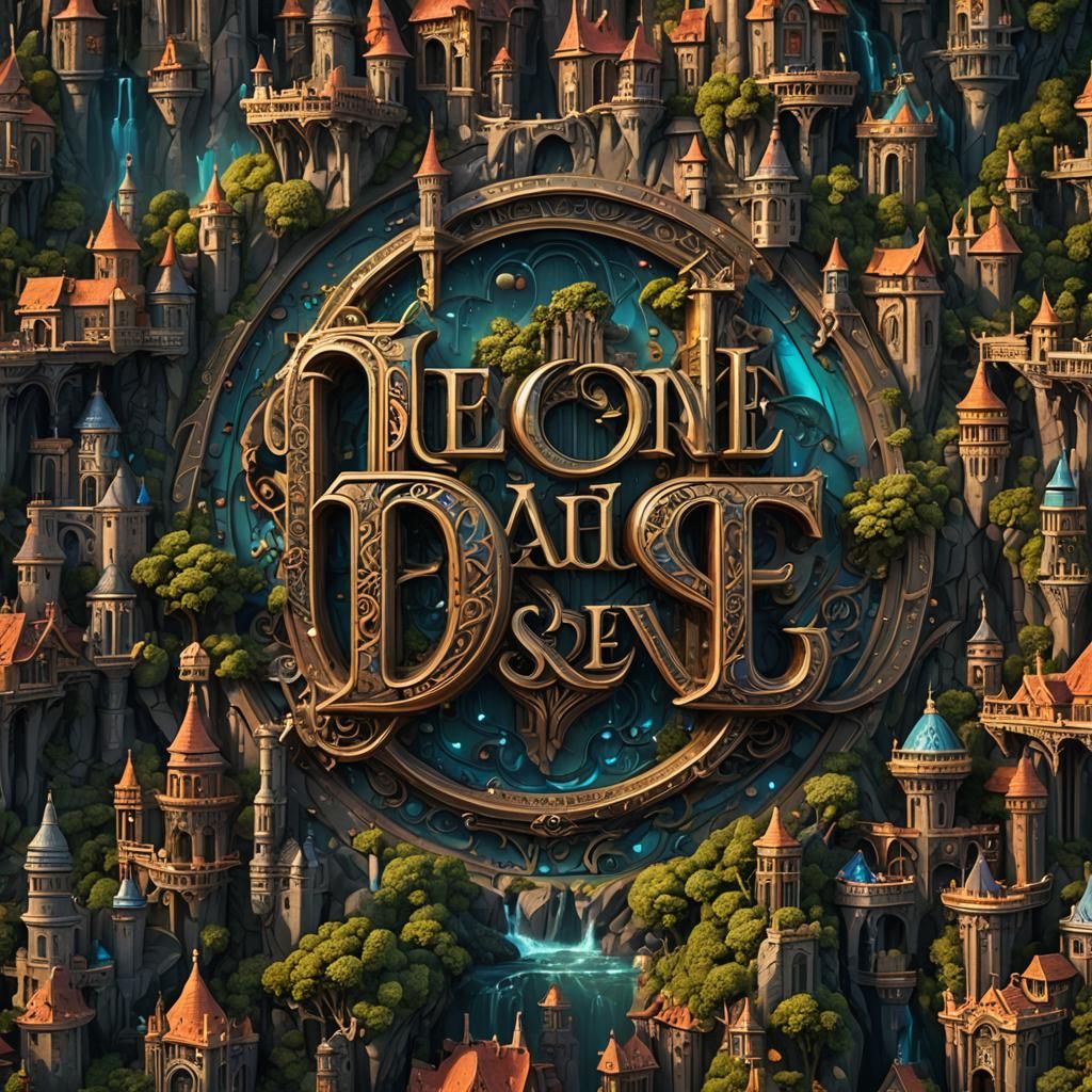 LGSRECARGAS Logo Design: Detailed Matte Painting