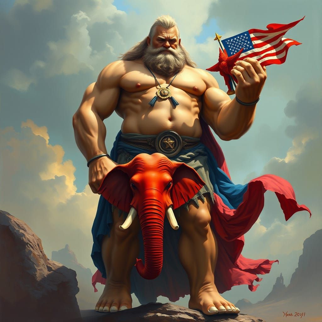 Majestic Giant Stands Proud in Russian Glory