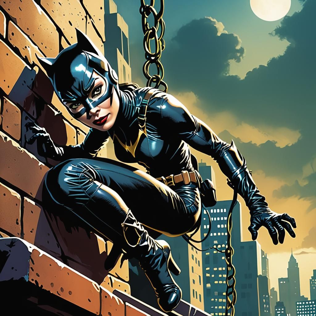Catwoman Climbing: Agile Determination in Gotham