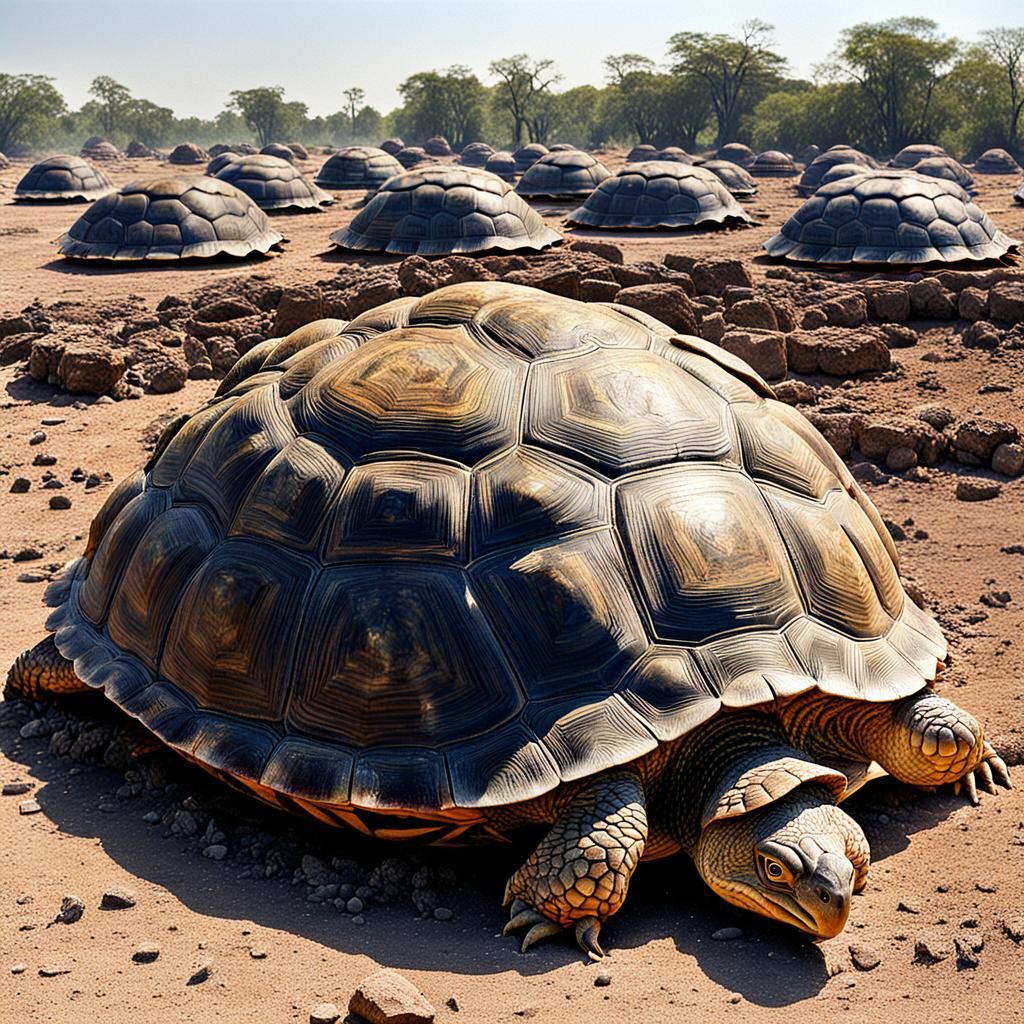 Turtle Shell Shields Against War Explosions