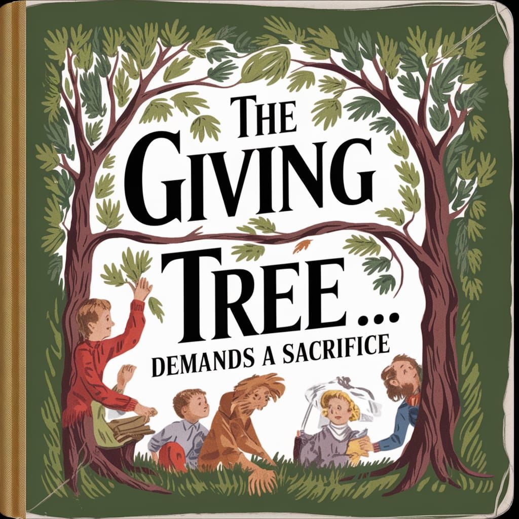 Vintage Children's Book Cover: The Giving Tree