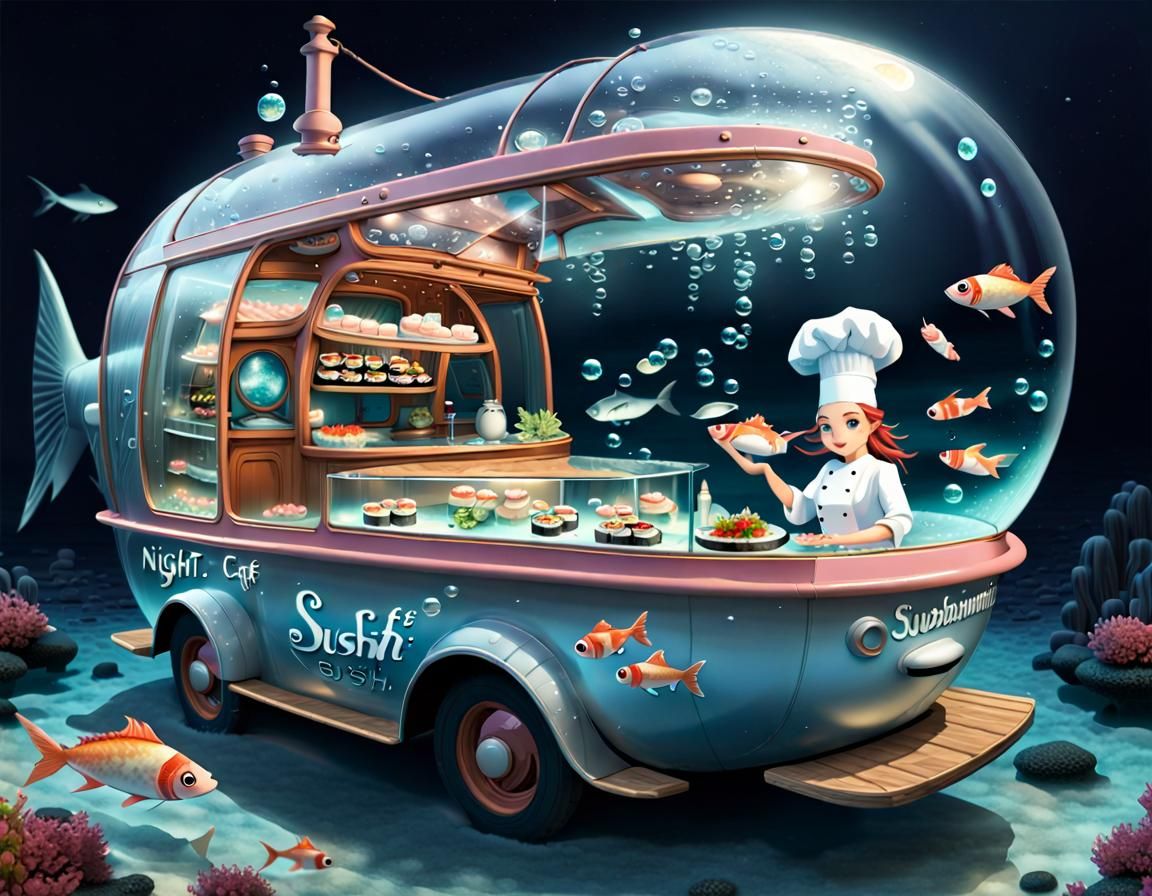 Futuristic Food Trucks