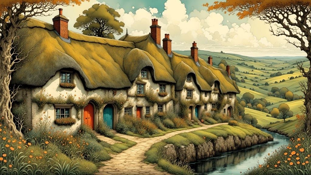 Irish Village Circa 1800