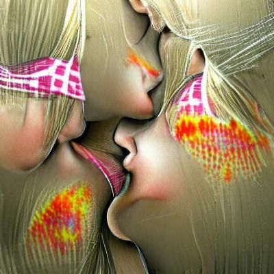 Affectionate Portrait of Two Young Women