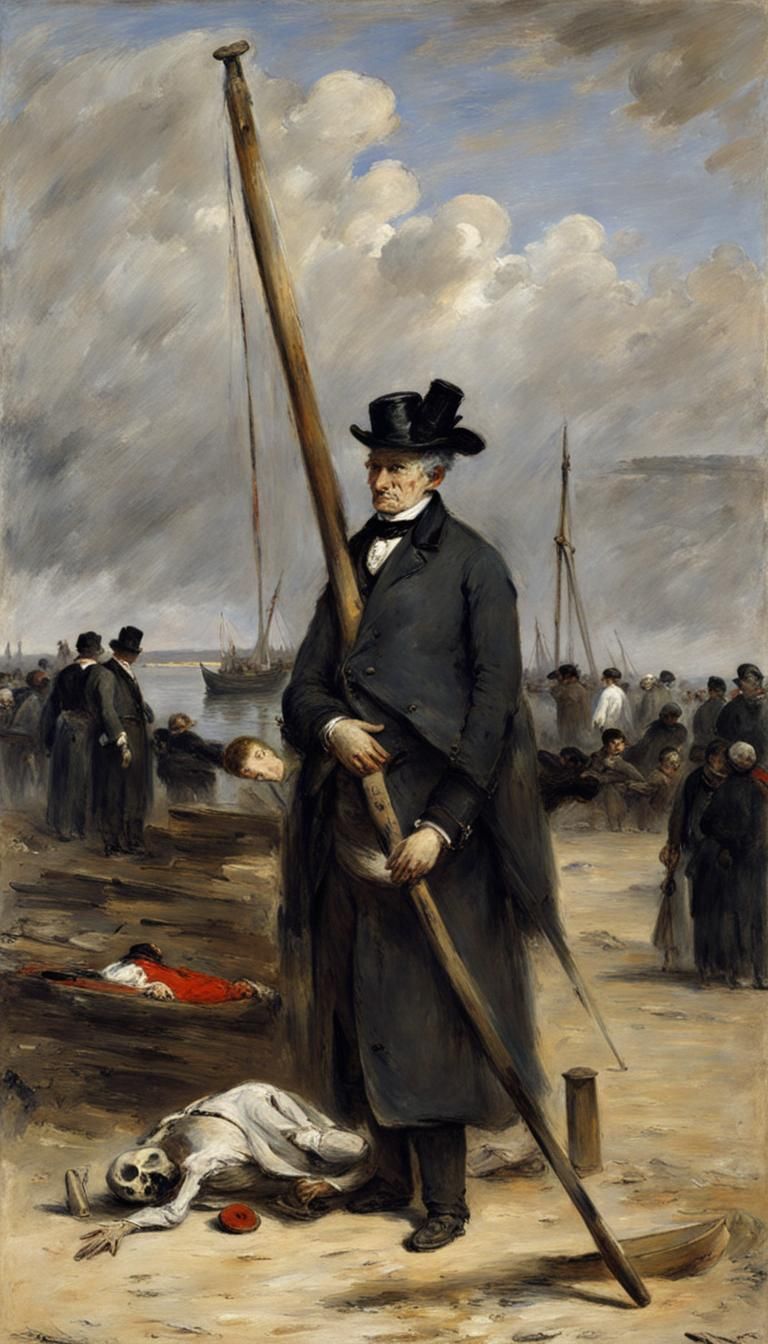 Death in the Style of Eugène Boudin