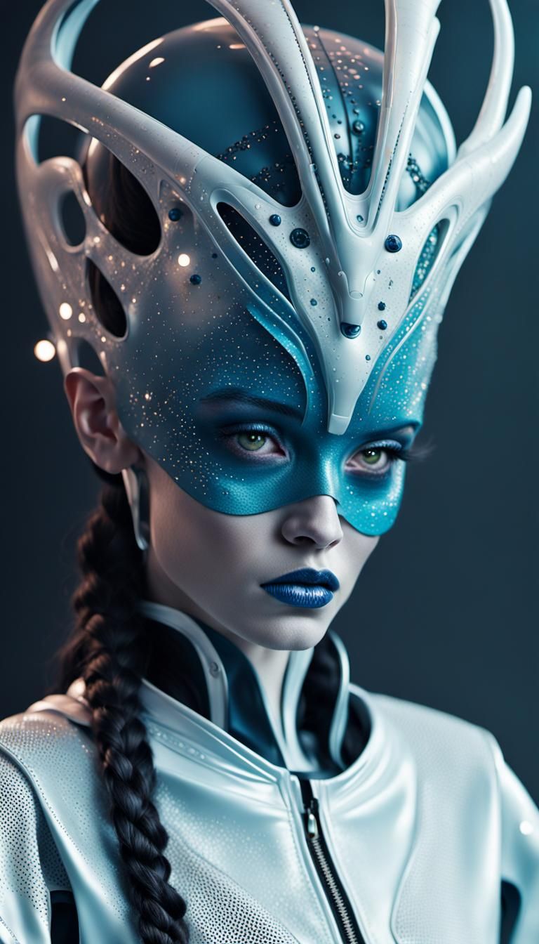 Alien Fashion Editorial: Hyper Futuristic Metamorphosis