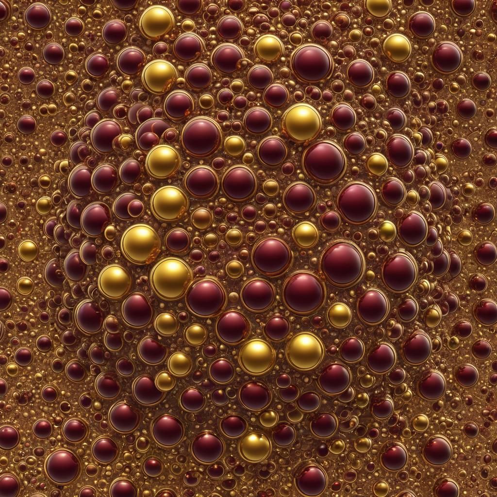 Abstract Vector Fractal with Bubble Wrapped Spheres