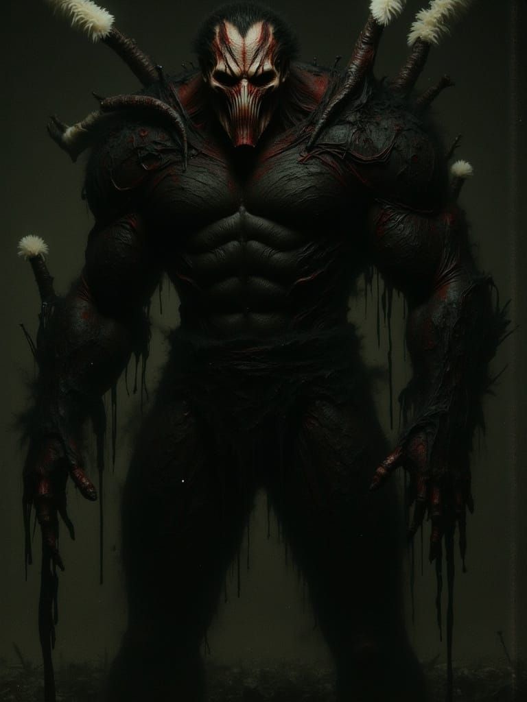 Deformed Man in Destroyed Containment Room