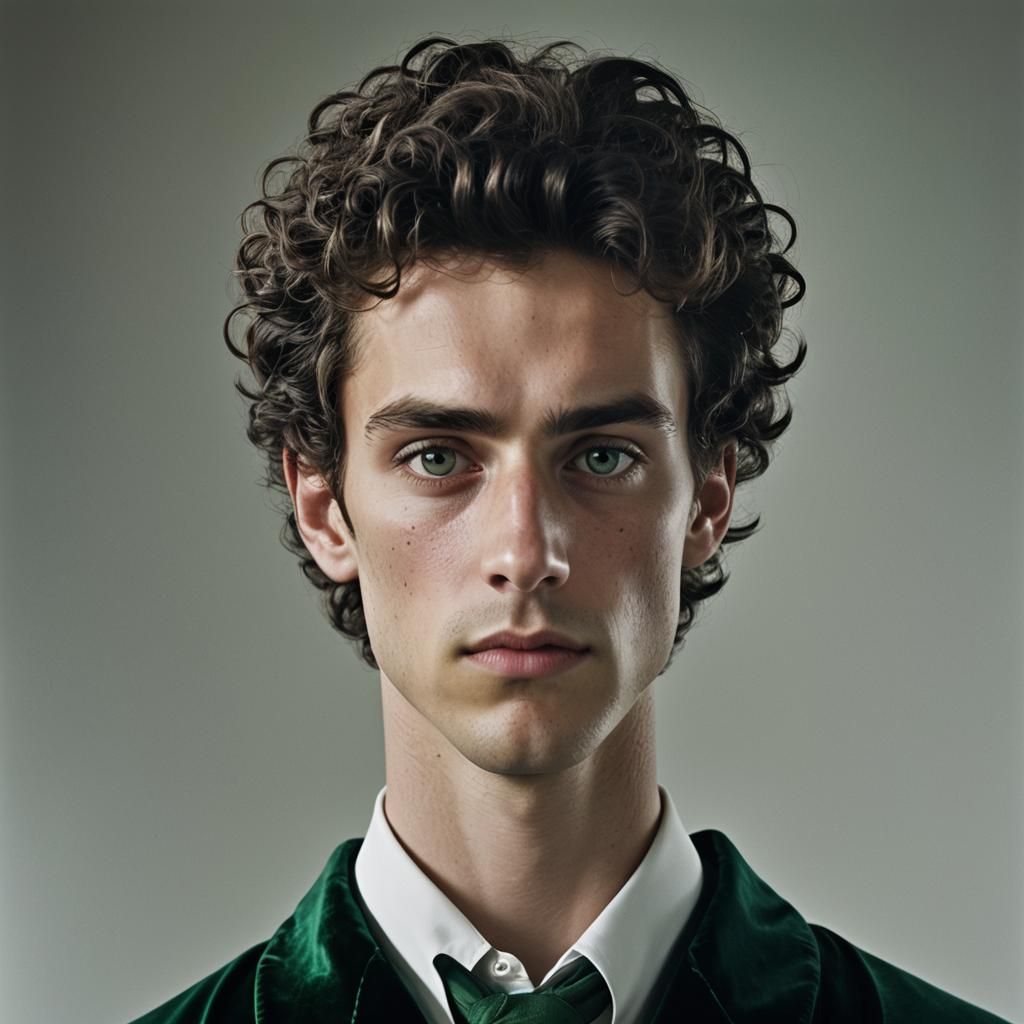 Portrait of Theodore Nott in Slytherin Robes