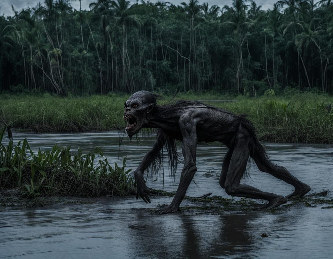 Aswang by the Swamp: Filipino Folklore Image