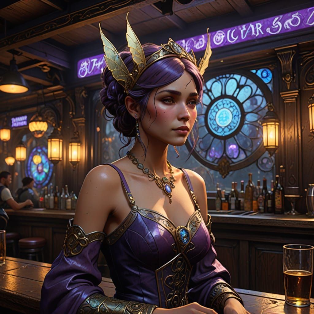 The Pixie Pub: 1950s Fairy Dive Bar in Dark Fantasy