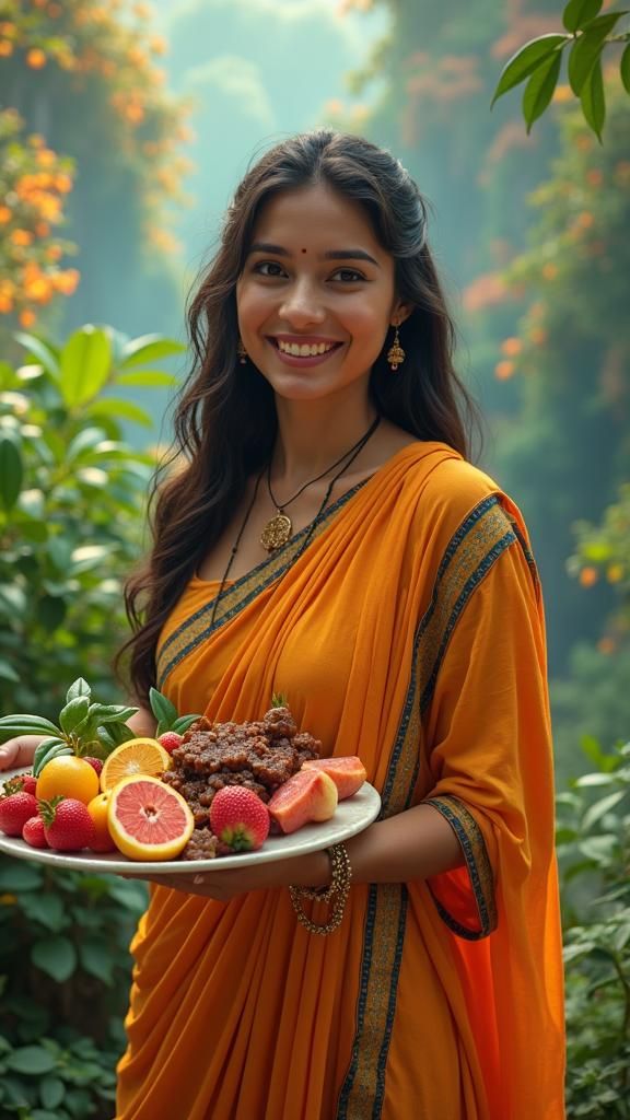 Healthy Choices in a Dreamlike Landscape: Matte Painting