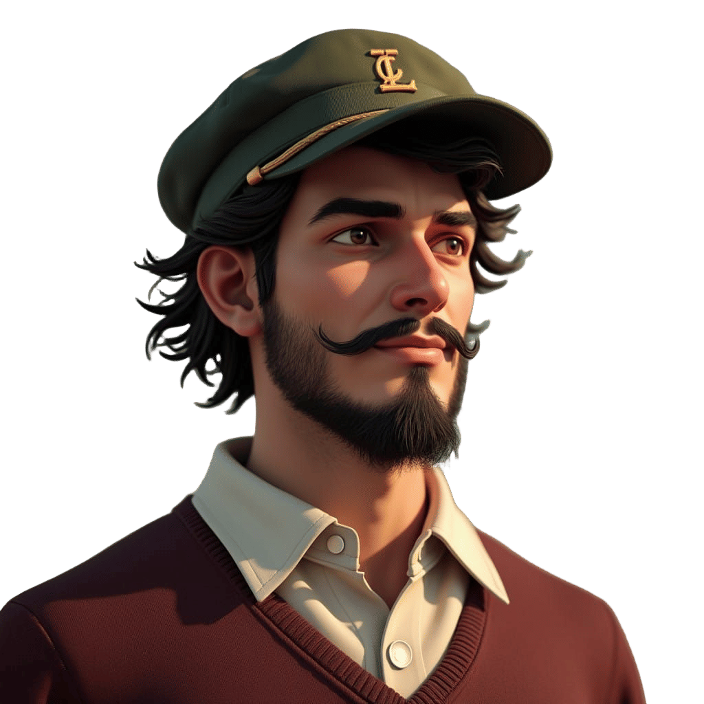 Luigi Mangione as Che Guevara in Revolutionary Stance