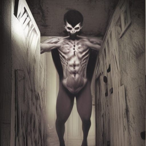 Simple AI-Generated Scary Image