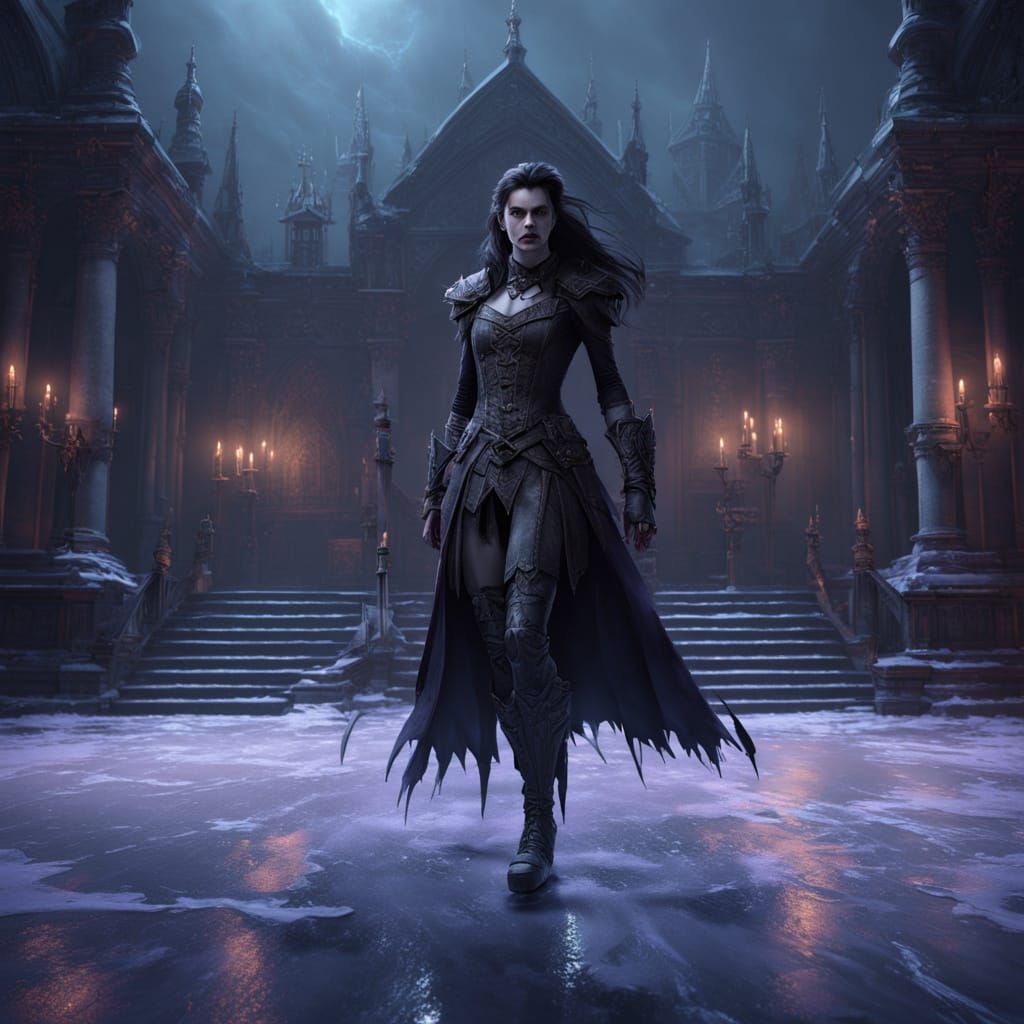 Nancy Kerrigan Skates through Dark Fantasy as a Vampire