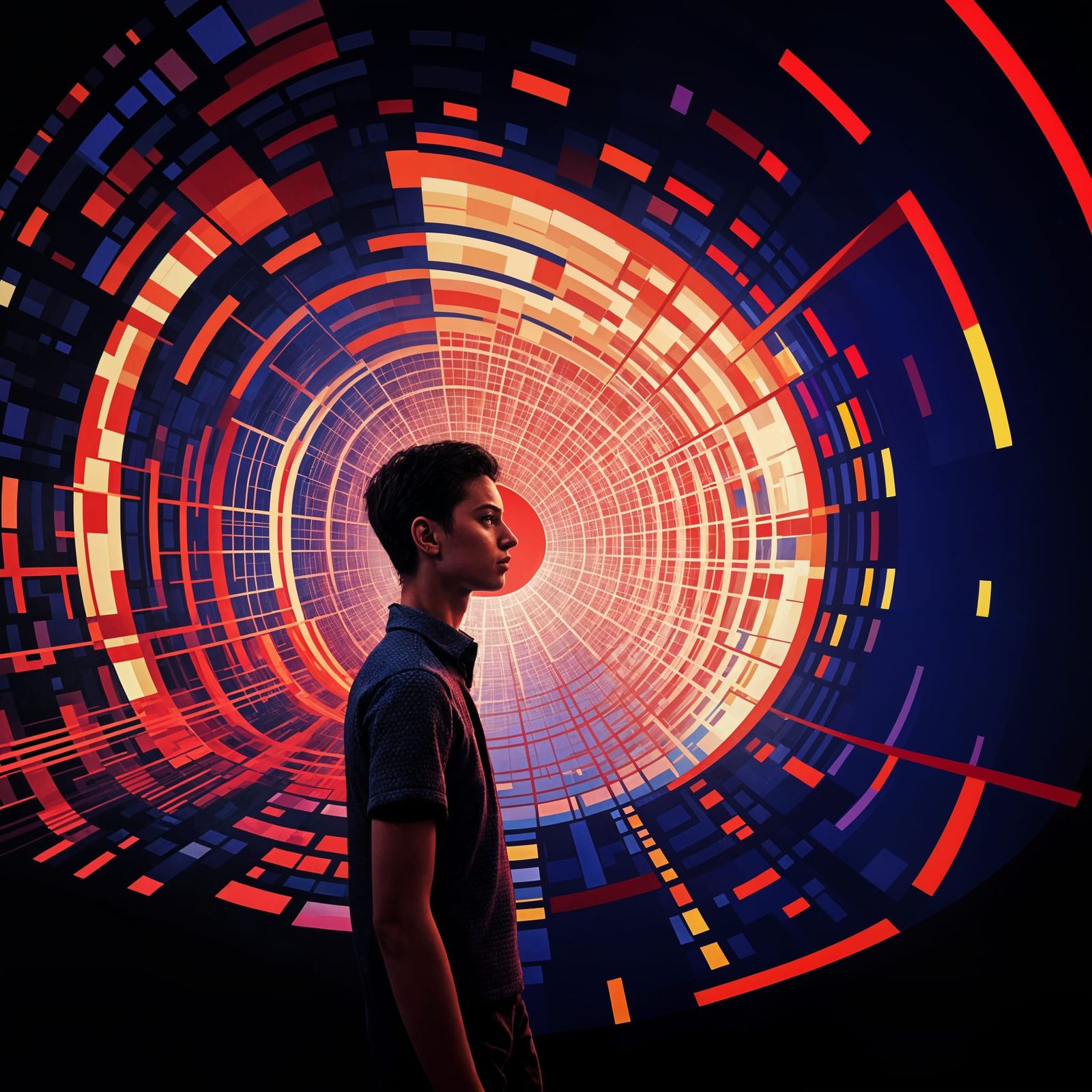 Geometric Bauhaus Pop Art Splash Screen