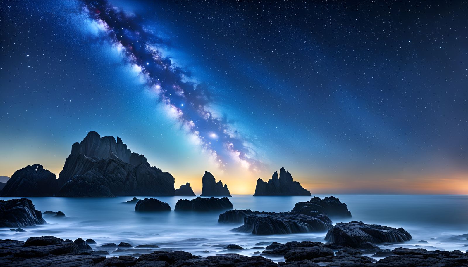 Fabulous Landscape: Seascape Meets Starscape