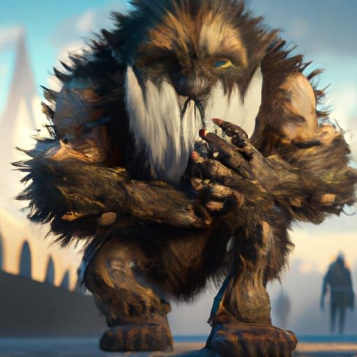 Hyperdetailed Dwarf Warrior Concept Art