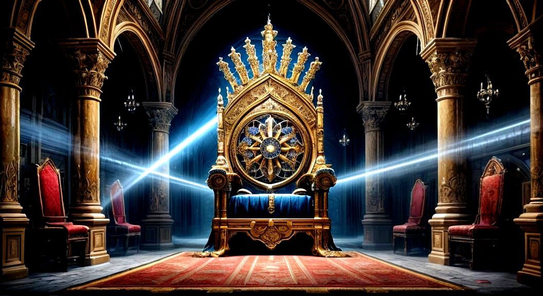 Majestic Figure in Regal Attire, Ordered by AI