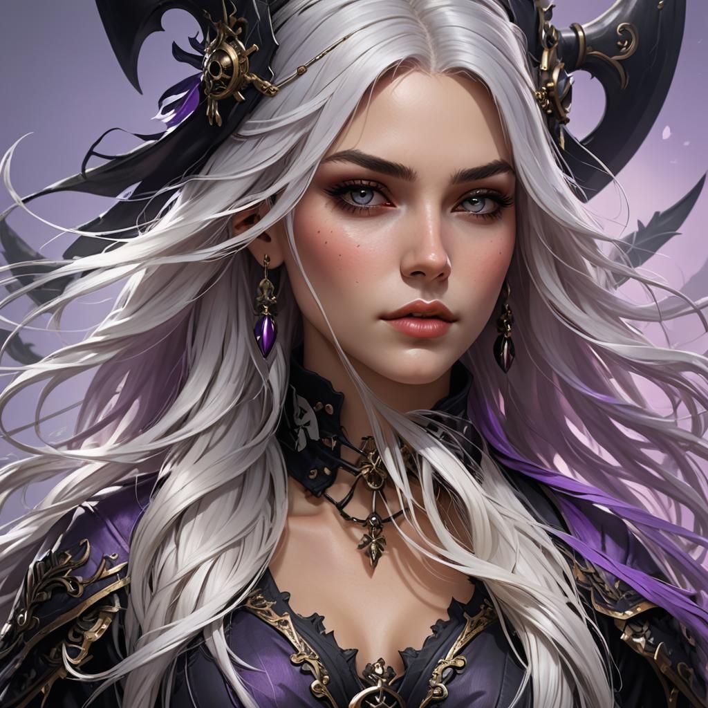 Thorned Pirate Woman with Crystal Morningstar