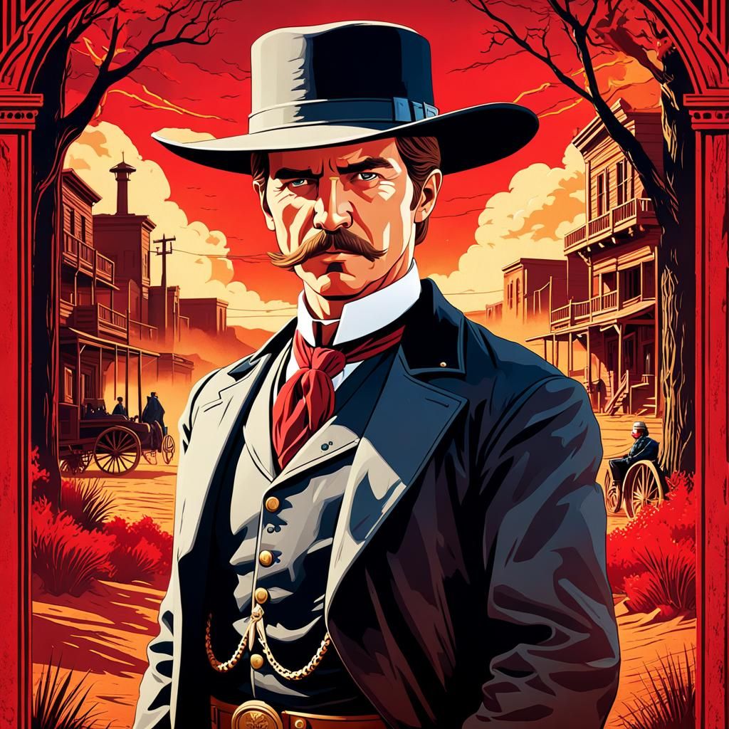 Portrait of Wyatt Earp