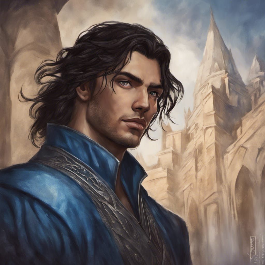 Detailed Digital Illustration of Kaladin from Way of Kings