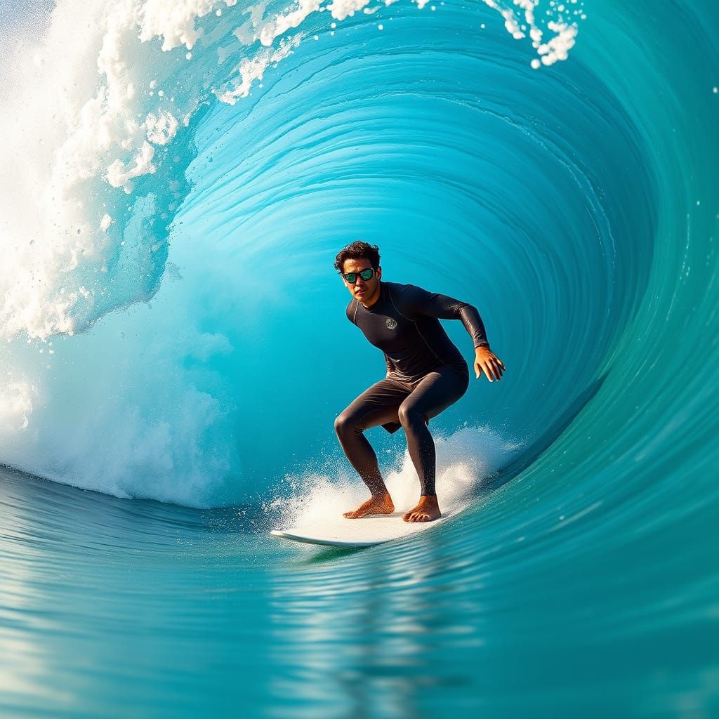 California Surfer Rides Massive Wave