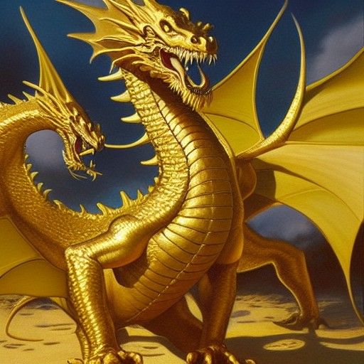The Last Gold Dragon by James Gurney