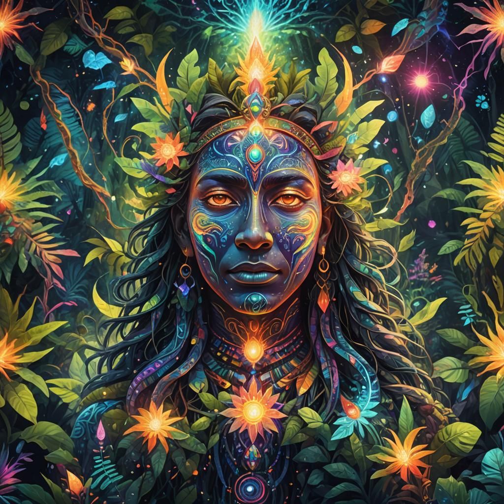 Astral Ori Manifestation in Holographic Jungle