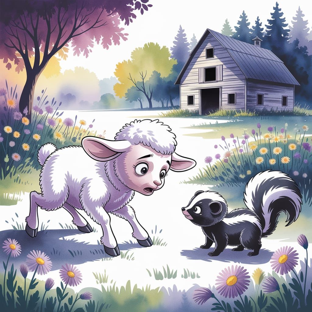 QUEST:  Animal Expressions / Day 4  ~ Nervous Lamb #4