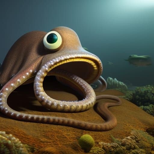 Hyperrealistic 3D Render of Squidbillies Cephalopod
