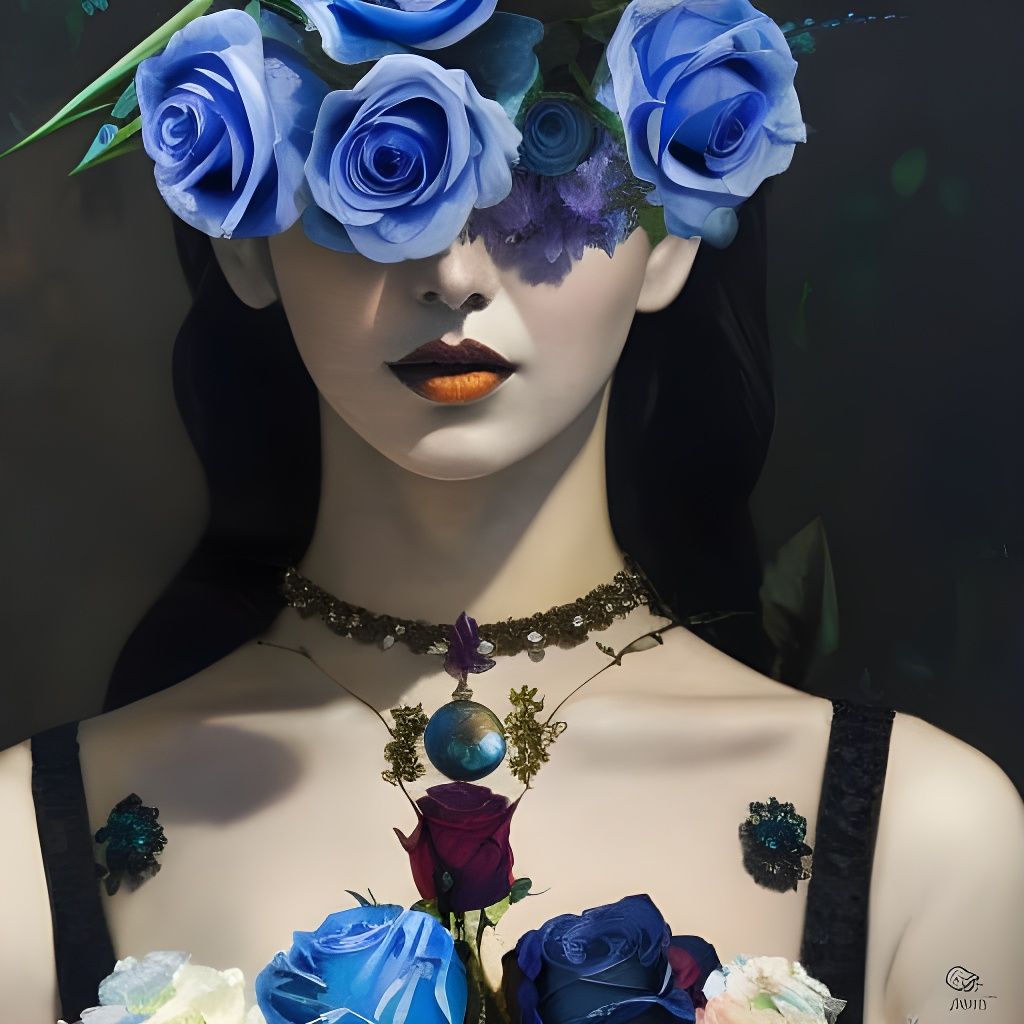 Blue rose