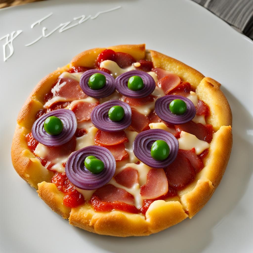 Simple AI-Generated Pizza Image