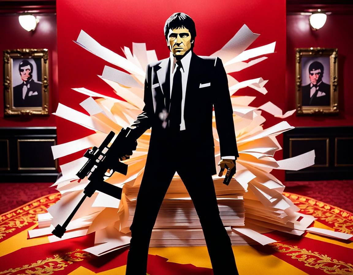 Pop-Up Book - Scarface - Say Hello