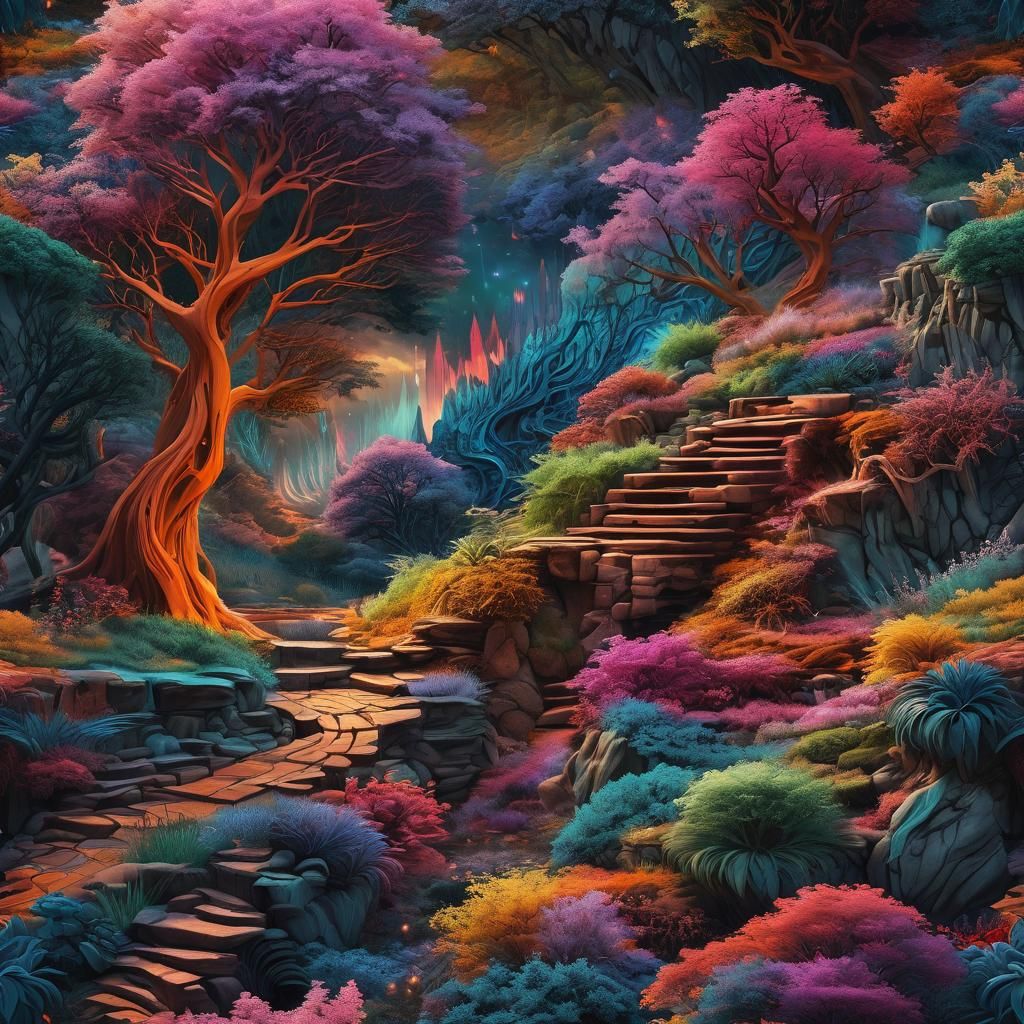 Rainbow forest