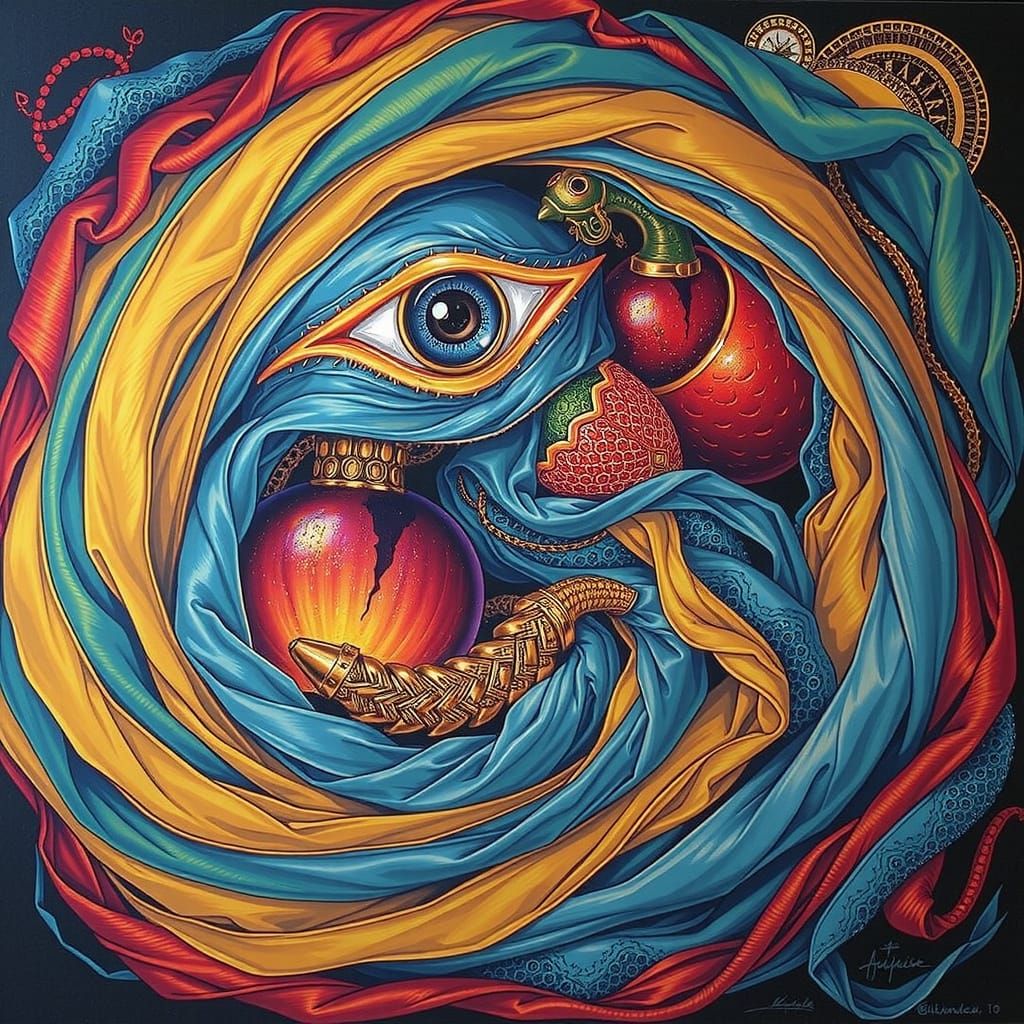 Hyperrealistic Fabric Texture With Fine Detail