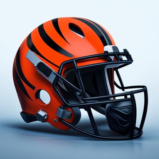 cincinnati bengals football helmet