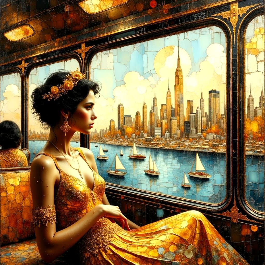 New York State of Mind: Abstract Alcohol Ink Art