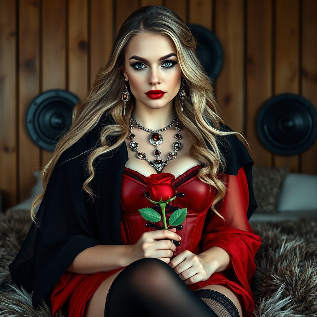 Ethereal Goddess in Cinematic 35mm Film Style