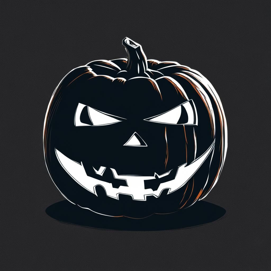 Spooky Halloween Jack-o'-Lantern