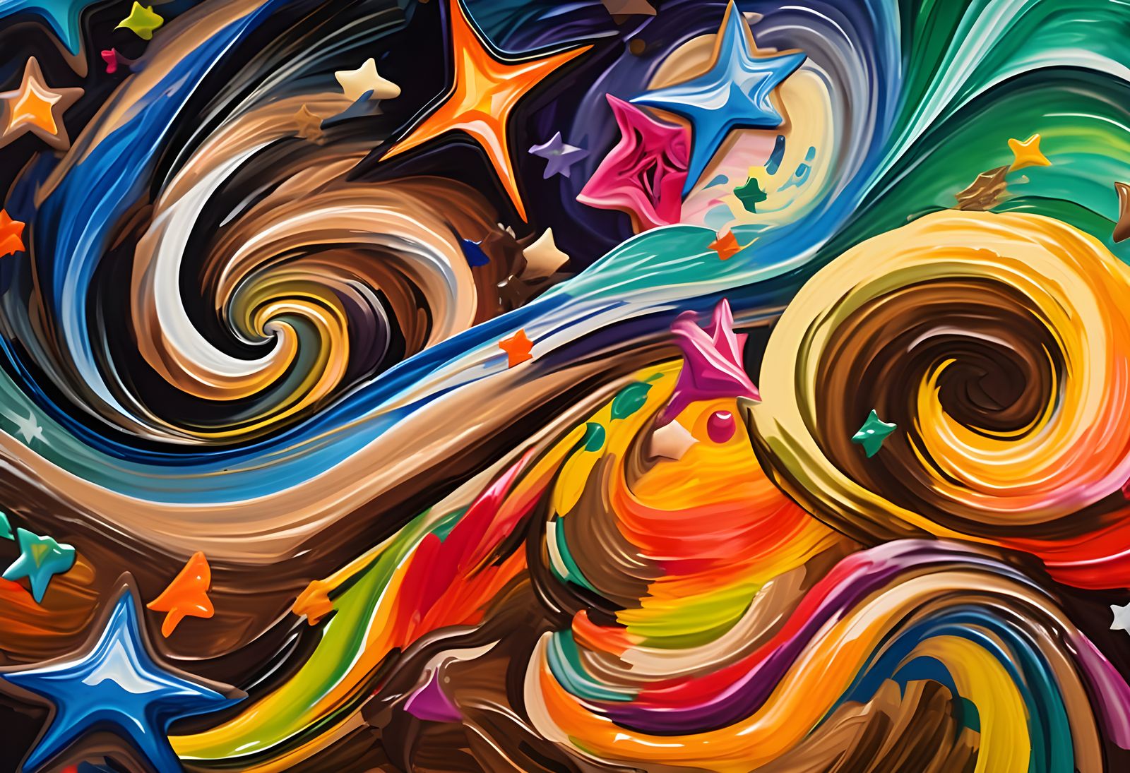 Vortex of Stars and Tropical Colors