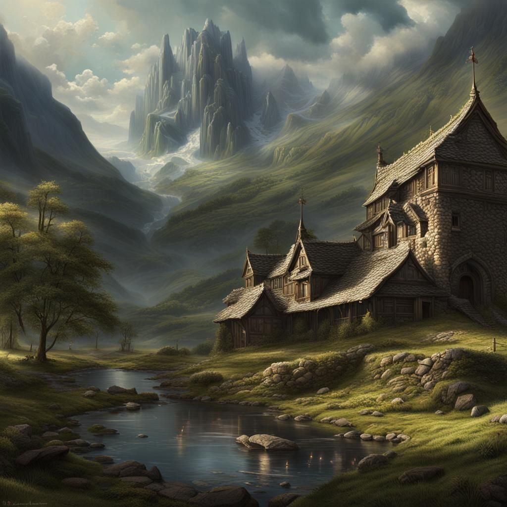 Lovely and Temperate Matte Painting