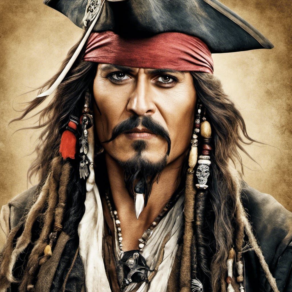 Jack Sparrow as a Penguin