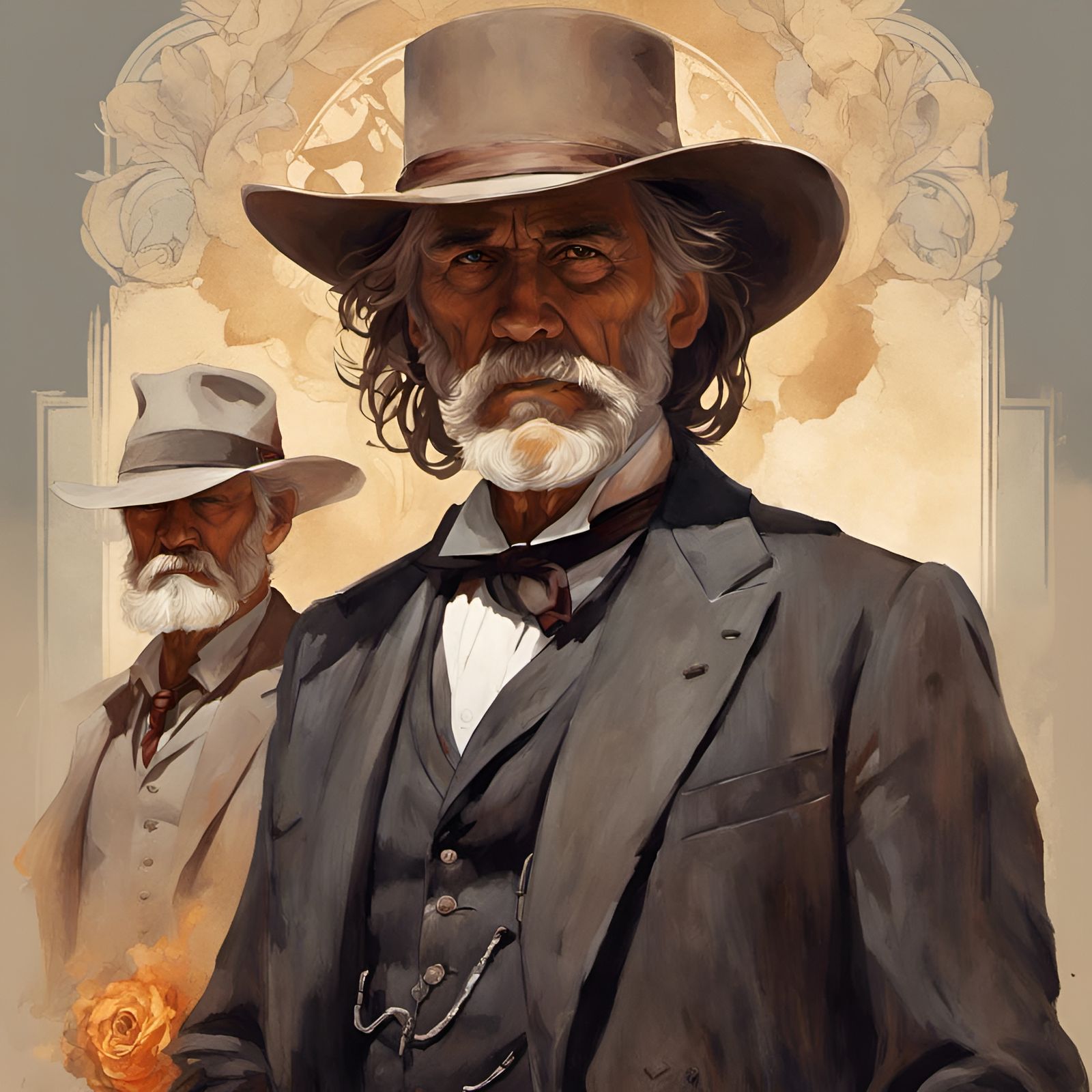 Cowboy Portrait Inspired by 'Bone Tomahawk'