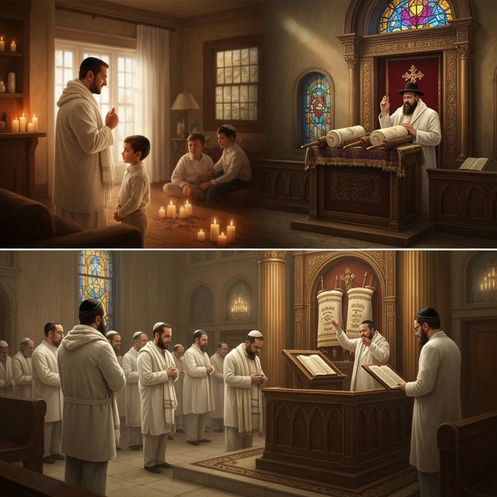 Yom Kippur: A Panoramic Scene of Prayer and Blessing