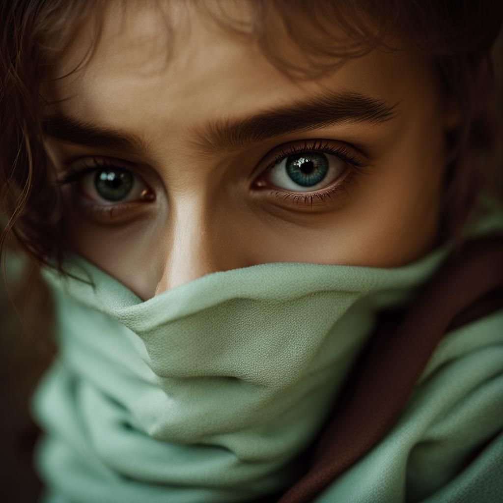 Dust in the Wind: A Chiaroscuro Portrait