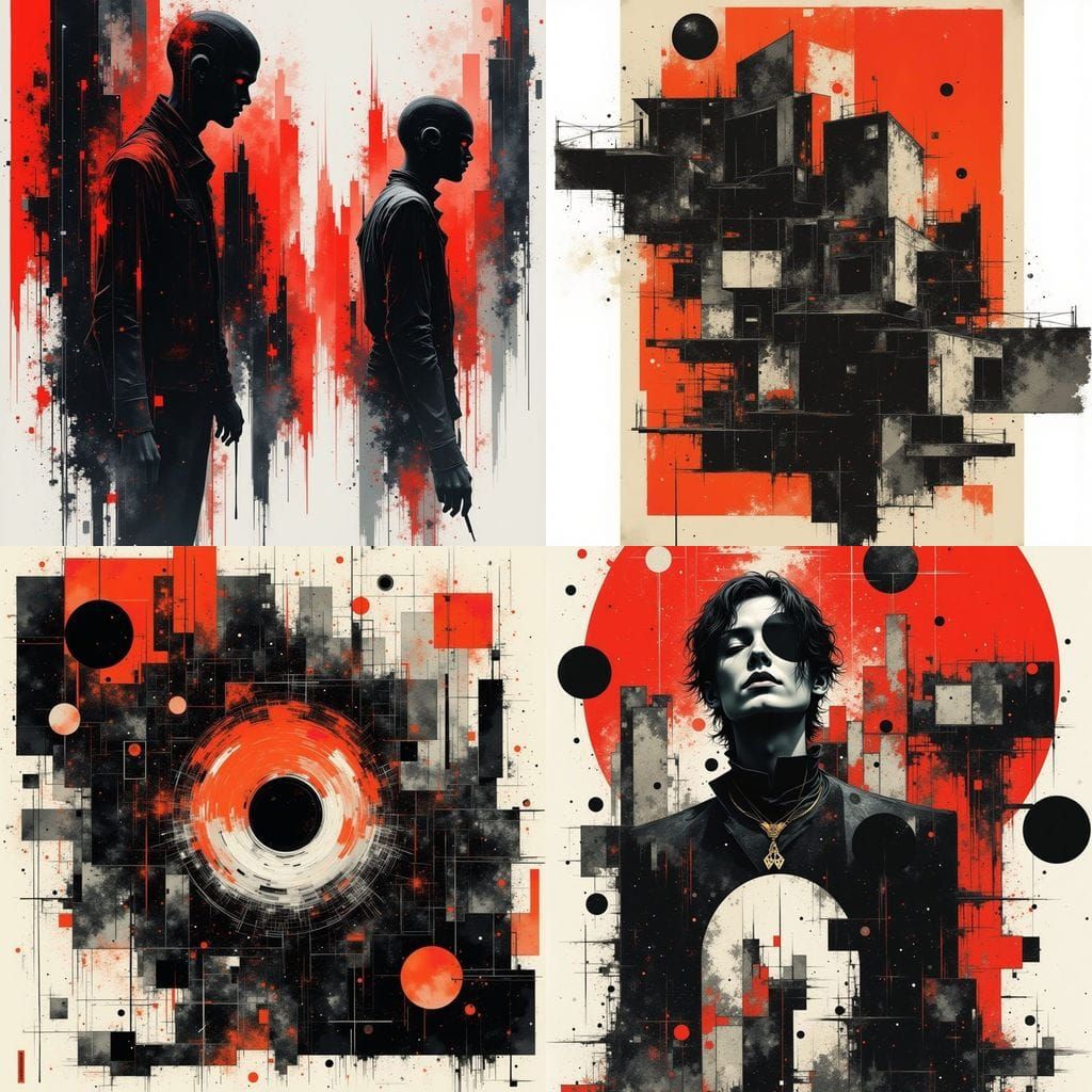 Bold Brutalist Graphic Design Poster